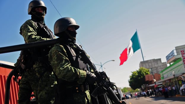 Elementos del Ejército patrullan Tamaulipas, un estado aquejado por el narcotráfico (Cuartoscuro).